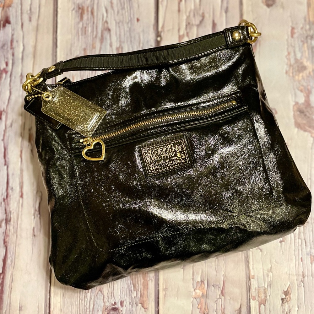 Coach Daisy Liquid Gloss Patent Leather shoulder bag - Picture 2 of 11